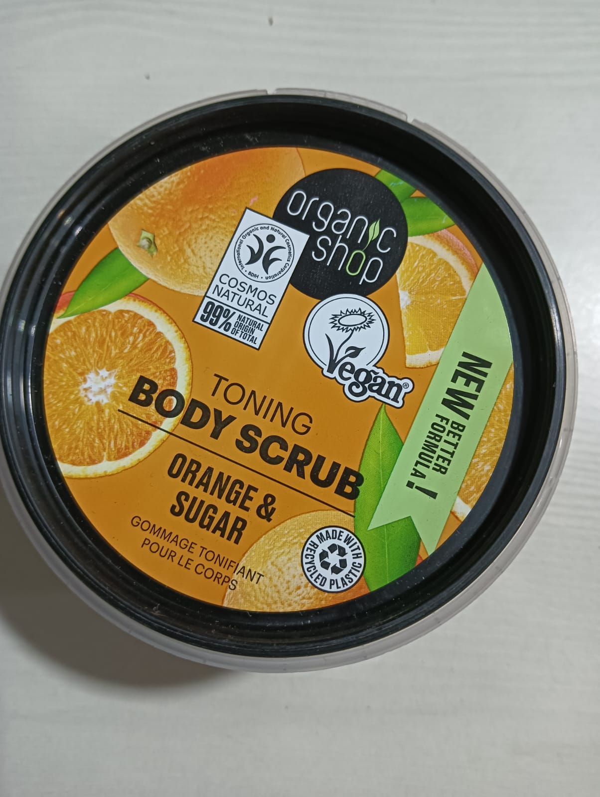 Vegan Body Scrub Orange & Sugar 250ml