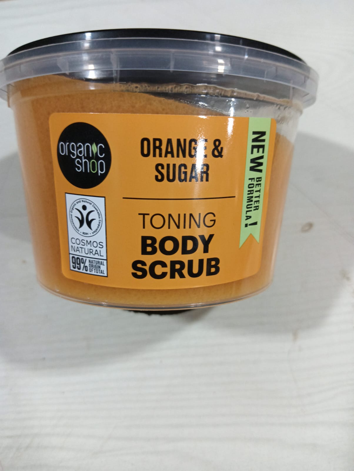Vegan Body Scrub Orange & Sugar 250ml